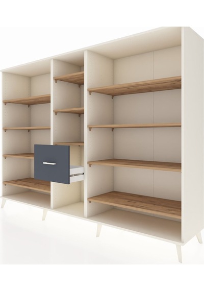 Hyperion Dolap 11 Raflı 3 Çekmeceli 220x44x163 Aytaşı-çam/antras Aytaşı-çam/antrasit Hyperion Dolap 11 Raflı 3 Çekmeceli 220x44x163 Aytaşı-çam/antras Aytaşı-çam/antrasit