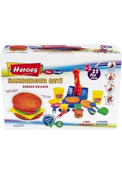 Heroes Hamburger Setı 23 Parca