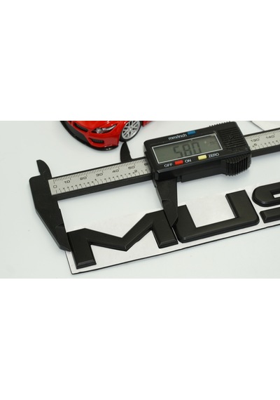 Dk Mustang Bagaj 3m Siyah Metal Yazı Logo Amblem