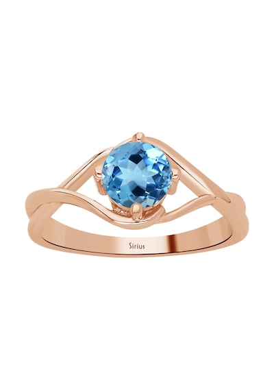 Mavi Topaz Taşlı Moana Yüzük 0802r0058