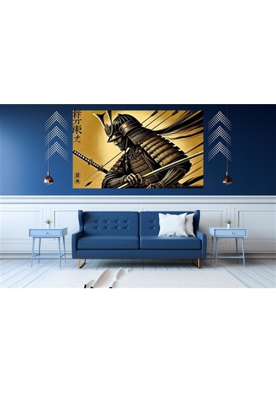 Ti-play Son An 60x90cm Modern Samuray Pvc Çerçevesiz Tablo