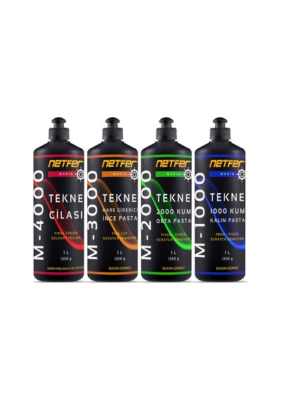 Netfer 4'lü Marin Tekne Pasta Cila Set 4 x 1 L