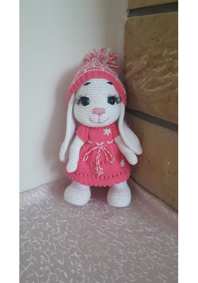 Amigurumi Uykucu Tavşan Oyuncak