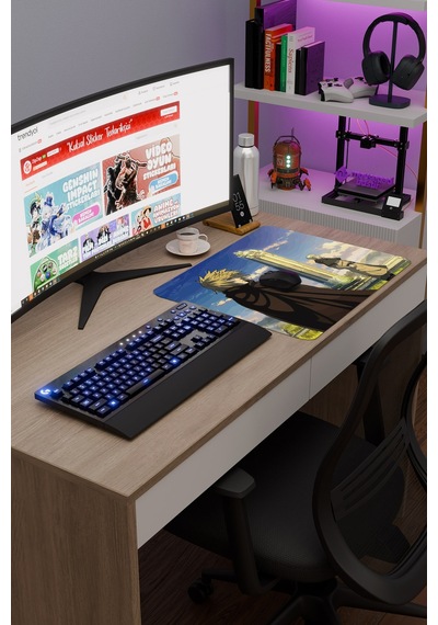 Vinland Saga Anime V1 - 48x40 Xl Gaming Kauçuk Kaymaz Taban Mouse Pad Fare Altlığı