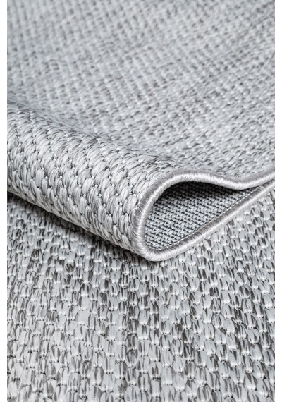 Elit 1017 Gri Sisal Hasır Görünümlü Modern Salon Oturma Odası Dört Mevsim Halı Gri