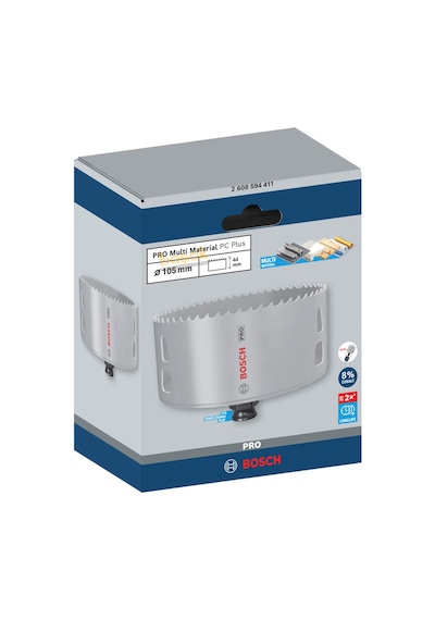Bosch Pro 105 Mm Pc Delik Testeresi Hss %8 Kobalt 2608594411