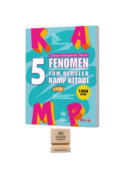Fenomen 5. Sınıf 1. Dönem Tüm Dersler Kamp Kitabı Ve Telefon Standı