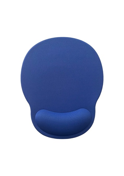 Bilek Destekli Memory Foam Kaymaz Taban Mouse Pad Mavi M004