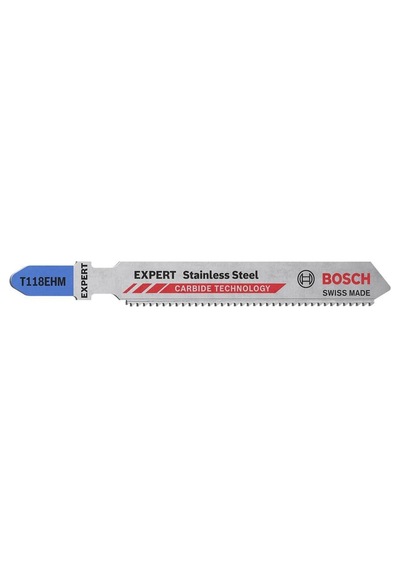 Bosch Expert T118 Ehm Paslanmaz Çelik Sac Dekupaj Testere Bıçağı