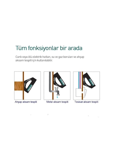 Proskit Nt-6352 Duvar Tarayıcı Metal Dedektörü