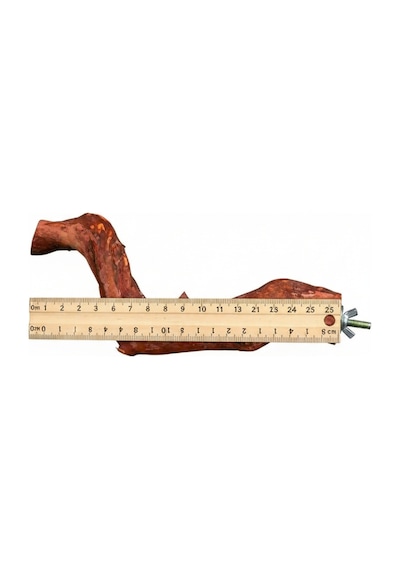 Doğal Ahşap Kuş Tüneği 25 Cm Kuş Kafesi Aksesuarı Güvenli Ve Sağlıklı Dinlenme Alanı