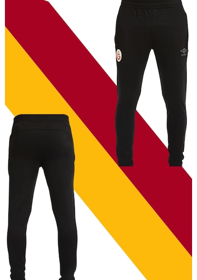 Galatasaray Orijinal Lisanslı Umbro A Takım Antrenman 5 Yıldızlı Eşofman Alt Siyah Siyah