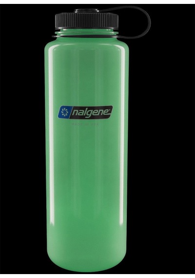 Nalgene Wide Mouth 48 Oz Suluk Matara 1,5 Litre Glowyld Yeşil 2020-1148 Yeşil