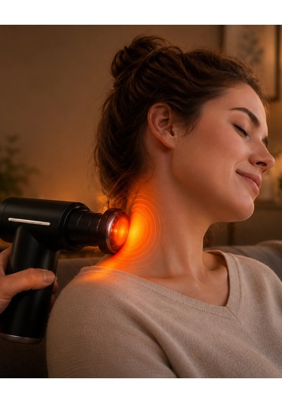 Çift Fonksiyonlu Masaj Tabancası Sıcak Soğuk Terapili Kas Masaj Aleti Çok Renkli 40839668