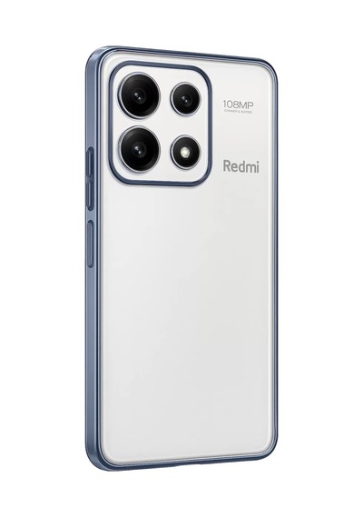 Newface Xiaomi Poco X6 Pro Kılıf Razer Lensli Silikon - Açık Mavi