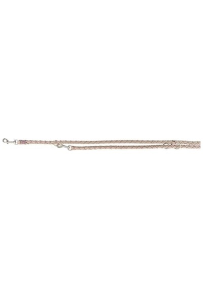 Trixie Cavo Ayarlanabilir Köpek Gezdirme Kayışı L - Xl, Pudra Pembesi - Kum Beji, 2 M X 18 Mm Açık Mavi