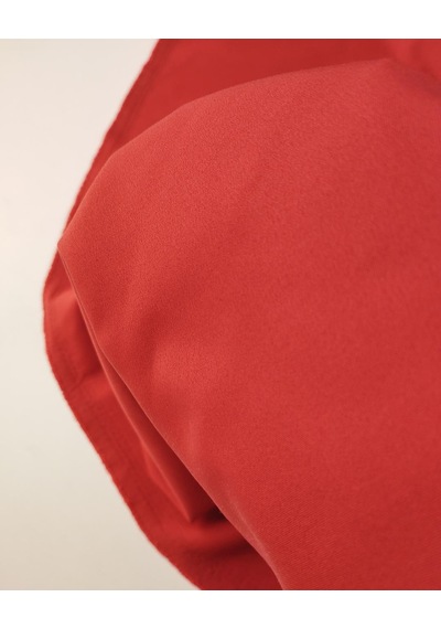 Kırmızı Renkte Krep Kumaş En 140 Cm X Boy 315 Cm -10057 10