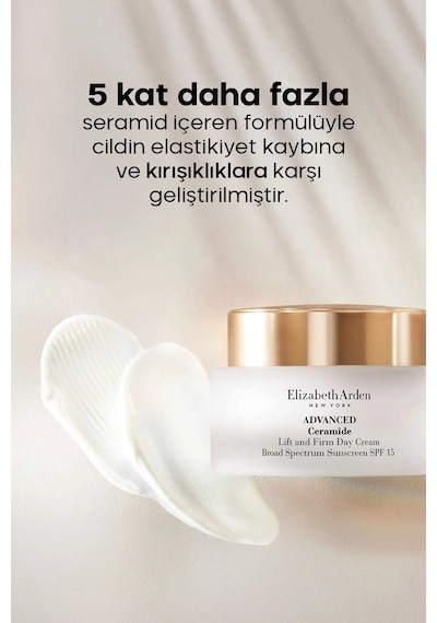 Elizabeth Arden Advanced Ceramide Lift & Firm Day Sıkılaştırıcı ve Nemlendirici Gündüz Kremi SPF15 PA++ 50 ML﻿﻿