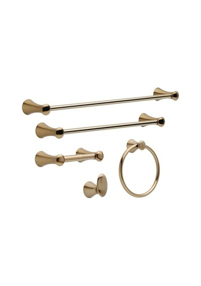 Delta Faucet 73846-cz Lahara Duvara Monte Havlu Halkası Şampanya Bronz