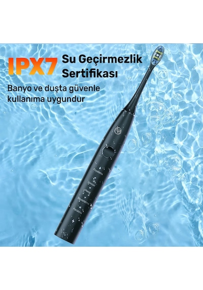 Npo Nicefeel X610-z 40000vps Şarjlı Sonic Diş Fırçası Siyah