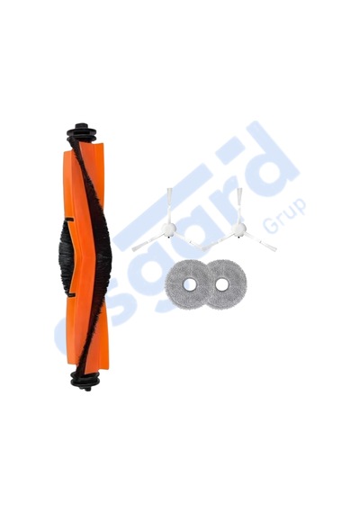 Xiaomi S10+ , S20+ , X10+ , X20+ Uyumlu 1 Ana Fırça 2 Yan Fırça 2 Mop Pkt-iasgf0000806