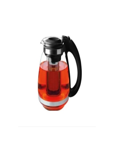 Tedar Çelik Süzgeçli Cam Çaycı Servis Demlik 1500 Ml. Royaleks-7488 Najmaddin 6411267