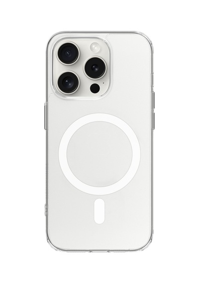 Vonmahlen Apple Uyumlu iPhone 15 Pro Tpu Şeffaf Magsafe Kılıf