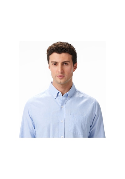 Nautica Erkek Mavi Classic Fit Gömlek Düz W57435t Mavi