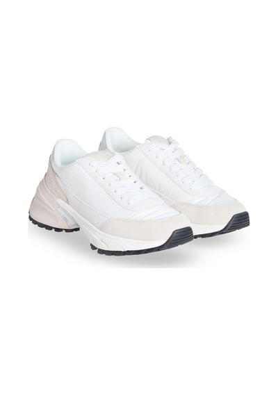 Calvin Klein Hıke Runner Mg Nylon Perl Beyaz Kadın Sneaker 000000000102245997 Beyaz