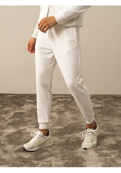Xint Ekru Pamuk Dokulu Regular Fit Sweat Pantolon 380157
