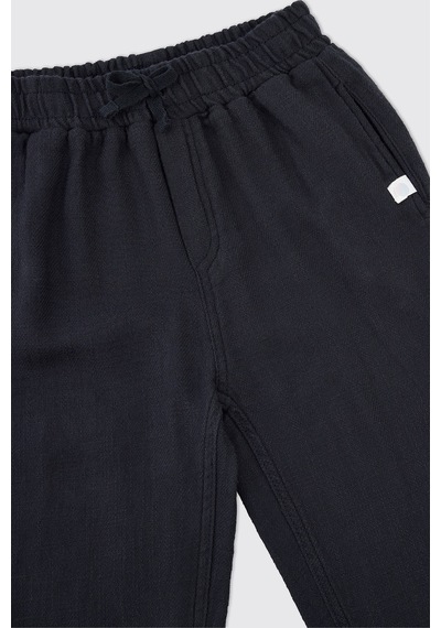Panço Erkek Çocuk Lacivert Beli Lastikli Pantolon