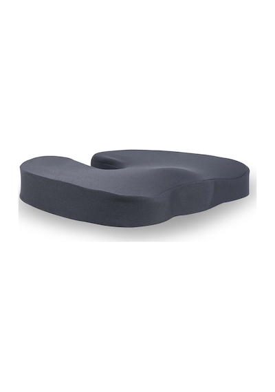 Visco Ortopedik Koksiks Oturma Minderi 44x36/7 cm, Gri