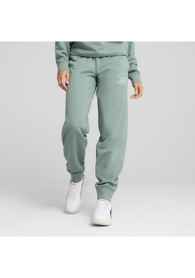 Puma 68498530 Script Comfort Kadın Eşofman Altı Yeşil