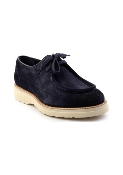 Bambi Lacivert Leather Erkek Loafer Ayakkabı E01901404602 Lacivert