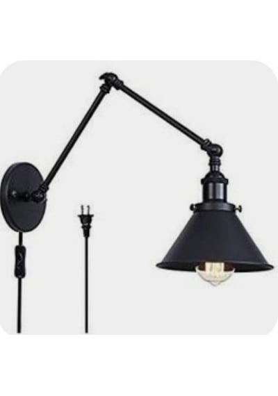 Mylights Retro Rustik Anahtarlı Fişli Akrobatik Aplik Diğer