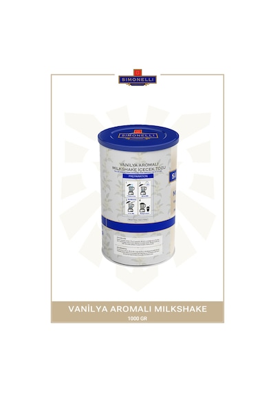 Simonelli Vanilyalı Milkshake 1 KG