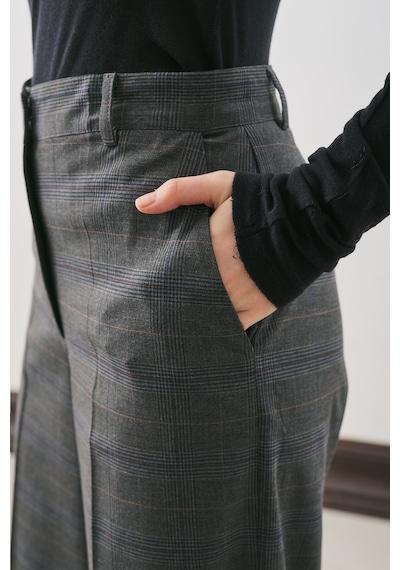 Manuka Klasik Ekose Pantolon Gri Ekose Aw25pnt00009-9964 Gri Ekose