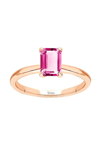 Sirius Oktagon Kesim Pembe Safir Tektaş Yüzük 0831R0024