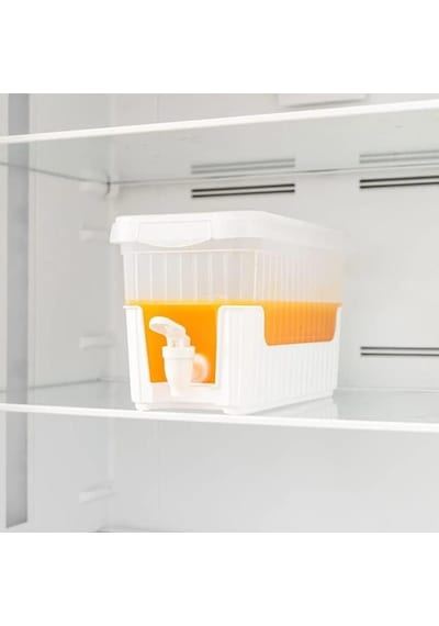 Lexroo 4 Litre Musluklu Ve Ayaklı Buzdolabı İçi Su Sebili, Su Sebili, Limonata, Portakal Suyu