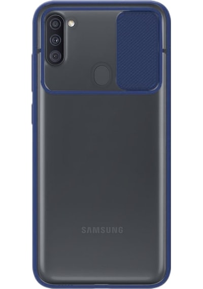 Samsung Galaxy M11 Lensi Açilir Kapanir Kamera Korumali Kilif 496037436