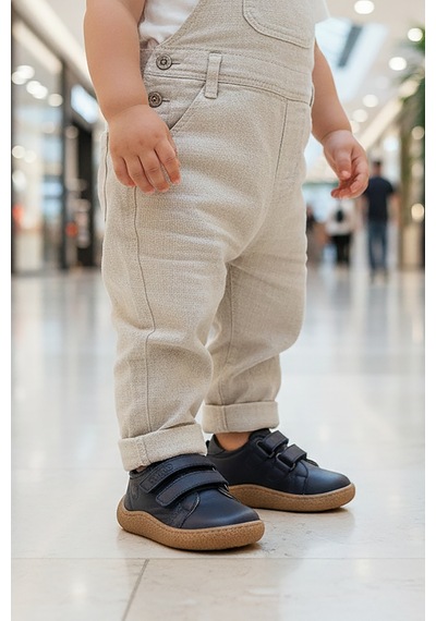 Kiko Kids Luqa %100 Deri Günlük Erkek Bebek Spor Ayakkabı Beyaz