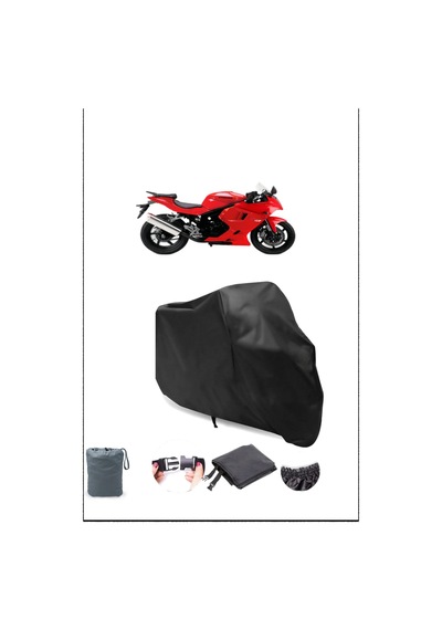 Siyah Kanunı Gt 250 R Su Geçirmez Dayanıklı Motosiklet Örtüsü