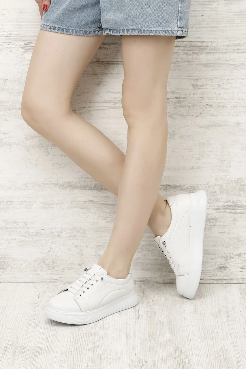 Gönderi(R) Gönderi R Kadın Beyaz Lastik Bağcıklı Comfort Dolgu Taban Hakiki Deri Sneaker Ddza80742359 Beyaz Gönderi(R) Gönderi R Kadın Beyaz Lastik Bağcıklı Comfort Dolgu Taban Hakiki Deri Sneaker Ddza80742359 Beyaz