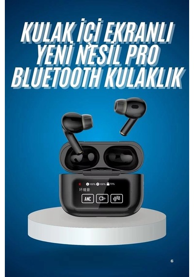2025 Model Bluetooth Kulaklık Dokunmatik Ekran Yüksek Ses Kalitesi Yeni Nesil Diğer