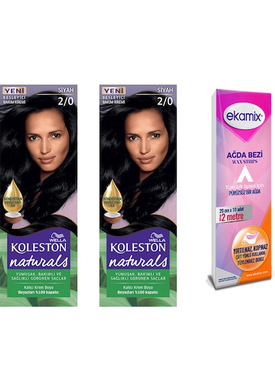 Koleston Naturals Tüp Boya 2 - 0 Siyah 2 Adet