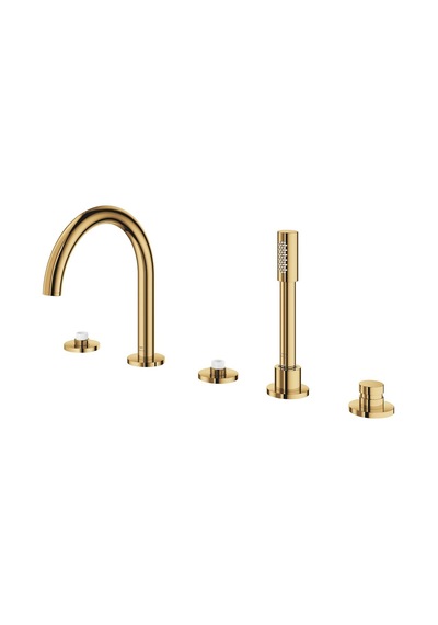 Grohe Atrio Private Collection 25224GL0 5 Delikli Küvet Bataryası Altın