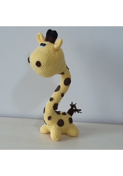 Amigurumi Örgü Oyuncak Zürafaa Sarı 30 Cm