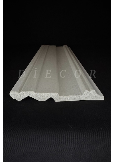 Diecor Dekoratif Boyanabilir 1 Adet 12 Cm Polistren Süpürgelik Model:xa242