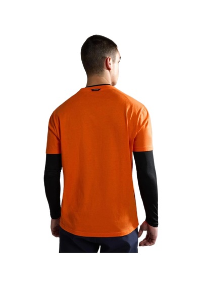 Napapijri S-gorfou Erkek T-shirt - Np0a4hfva001-18 Koyu Turuncu