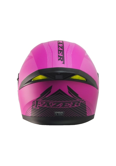Fazer Mene Açılır Kask Ece 22.06 Sertifika Güneş Vizörü Motor Kaskı Line Women Pembe